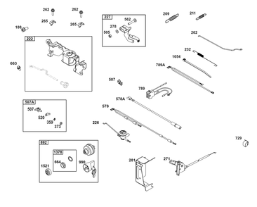 Part Location Diagram of 846564 Briggs and Stratton Rod-choke